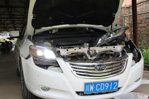 国产比亚迪拆车大灯视频